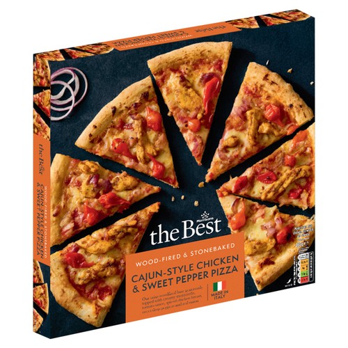 Morrisons The Best Cajun Style Chicken & Sweet Pepper Stonebaked  Pizza