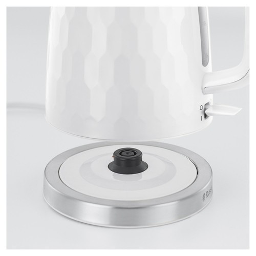 Russell Hobbs Honeycomb Cordless Kettle White 26050 thumbnail 4