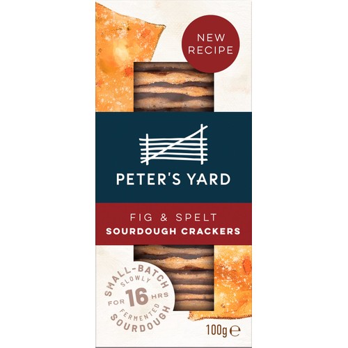 Peter's Yard Fig & Spelt Sourdough Crackers 100g thumbnail 2