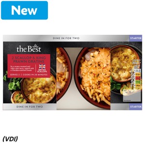 (VDI) Morrisons The Best Scottish 2 Scallop & King Prawn Gratins 260g