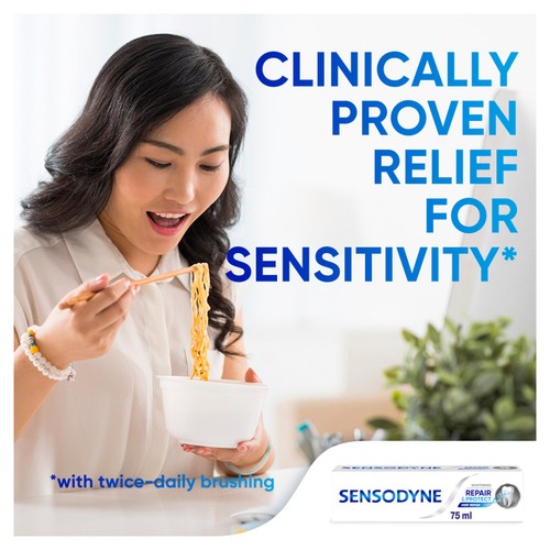 Sensodyne Repair & Protect Whitening Sensitive Toothpaste 75ml thumbnail 2