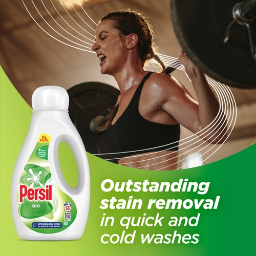 Persil Bio Liquid Laundry Washing Detergent 53 Washes thumbnail 2