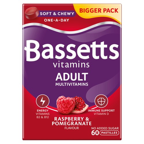 Bassetts Adult Multi Vitamins Raspberry & Pomegranate Flavour thumbnail 2