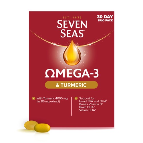 Seven Seas Omega-3 & Turmeric 30 Day Duo Pack