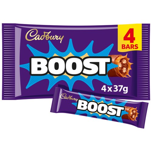 Cadbury Boost Chocolate Bar 4 Pack Multipack