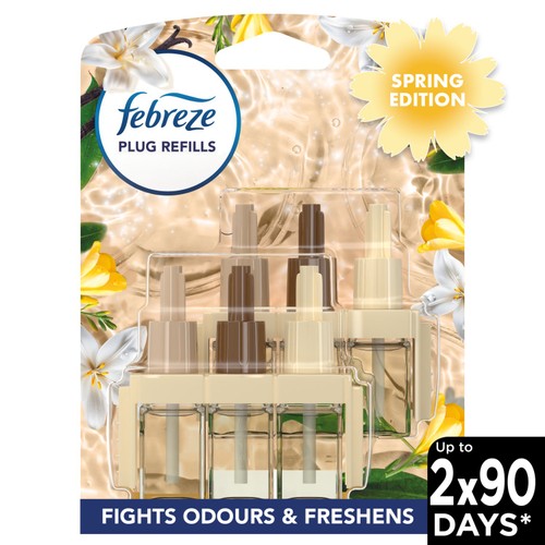 Febreze 3Volution Air Freshener Vanilla Cookie Plug In Refills Twin Pack 