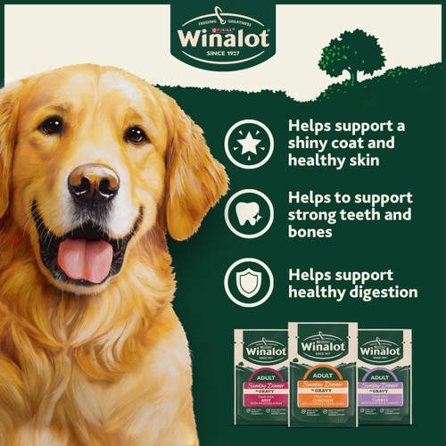 Winalot Sunday Dinner Mixed in Gravy Wet Dog Food thumbnail 3