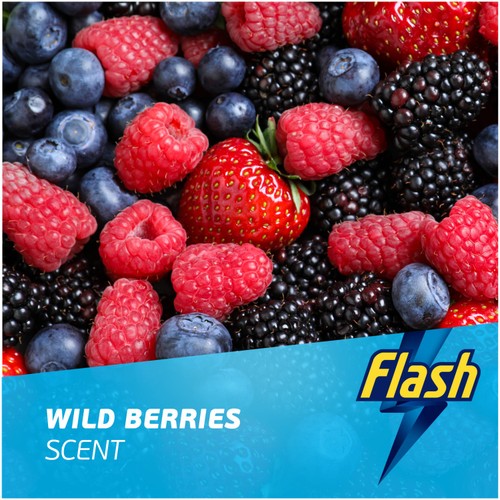 Flash Spray Wipe Done Antibacterial Cleaning Spray Wild Berries thumbnail 3