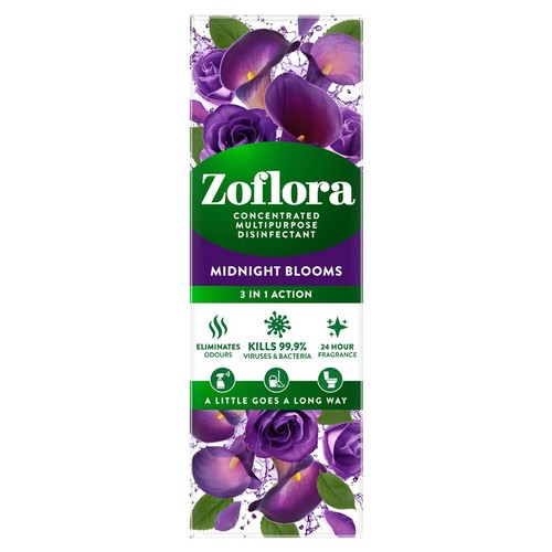 Zoflora Concentrated Multipurpose Disinfectant Midnight Blooms thumbnail 2