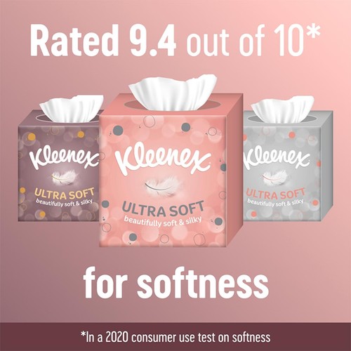 Kleenex Ultra Soft Cube Tissues 48 Sheets thumbnail 2