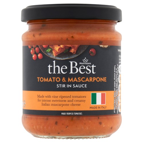 Morrisons The Best Tomato & Mascarpone Stir In Pasta Sauce   190g