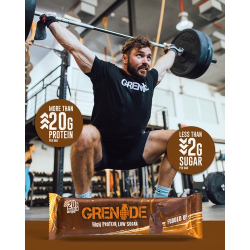 Grenade Fudged Up Protein Bar 60g thumbnail 5