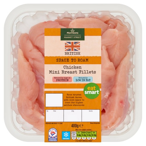 Morrisons British Chicken Mini Breast Fillets 400g