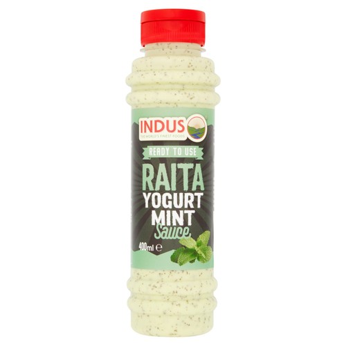 Indus Ready To Use Raita Yoghurt Mint Sauce 422g