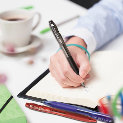 Bic Bu3 Comfort Grip Ball Pen Black  thumbnail 5