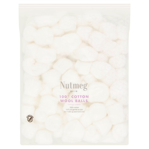 Nutmeg Pure Cotton Wool Balls