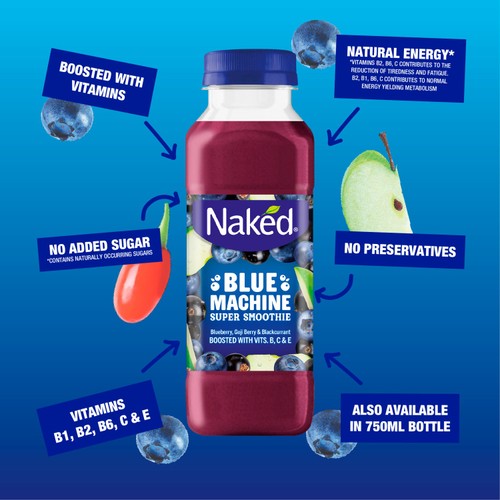 Naked Blue Machine Super Smoothie 300ml thumbnail 2