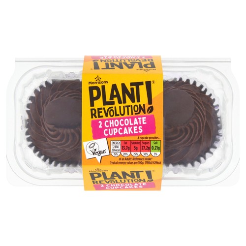 Morrisons Plant Revolution Vegan Chocolate Cupcakes