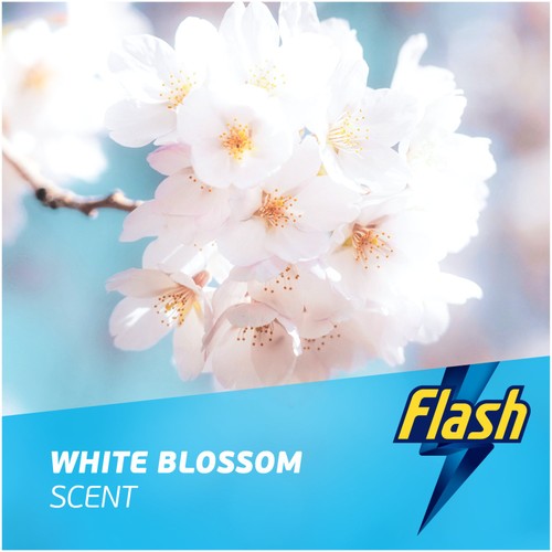 Flash Bathroom Spray Wipe Done Antibacterial White Blossom Cleaning Spray thumbnail 3
