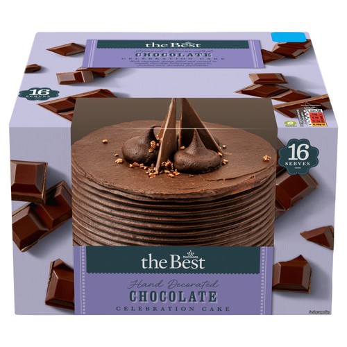 Morrisons The Best Hand Decorated Chocolate Celebration Cake Serves 16