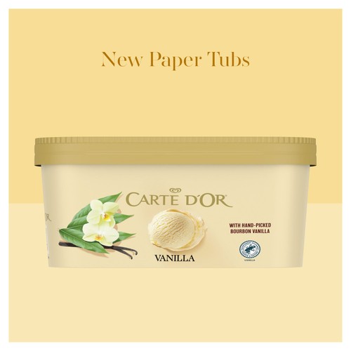 Carte D'or Madagascan Vanilla Ice Cream Tub 900ml thumbnail 2