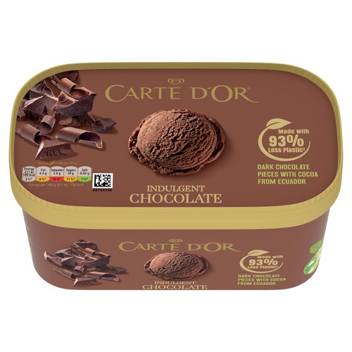 Carte D'Or Indulgent Chocolate Ice Cream Tub 900ml thumbnail 2