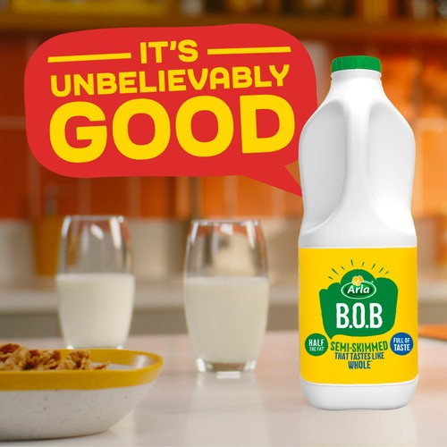 Arla BOB Semi-Skimmed Milk 2L That Tastes Like Whole thumbnail 4