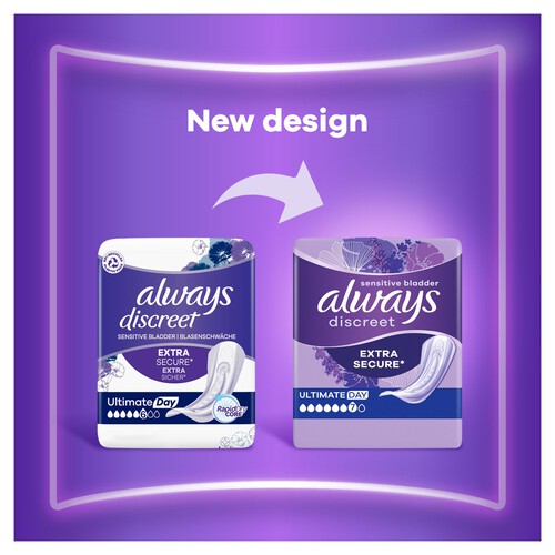 Always Discreet Pads Maxi Protection Incontinence Bladder Weakness 12 Pack thumbnail 6