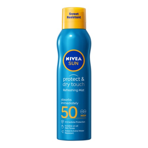 NIVEA SUN Protect & Dry Touch Sun Cream Mist SPF 50 200ml