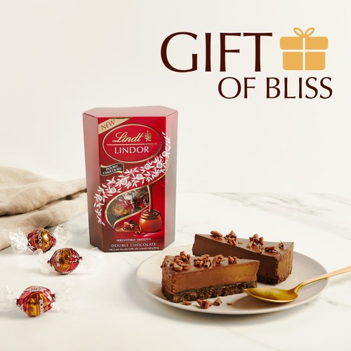 Lindt Lindor Double Chocolate Truffles Box 200g thumbnail 5