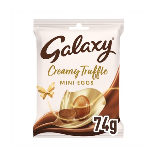Galaxy Creamy Truffle Mini Eggs 74g thumbnail 2
