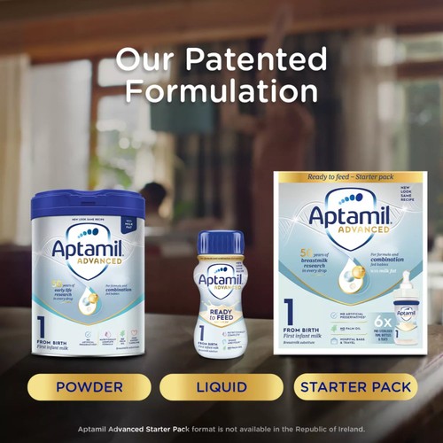 Aptamil Advanced 1 First Infant Baby Milk Formula Powder From Birth thumbnail 4