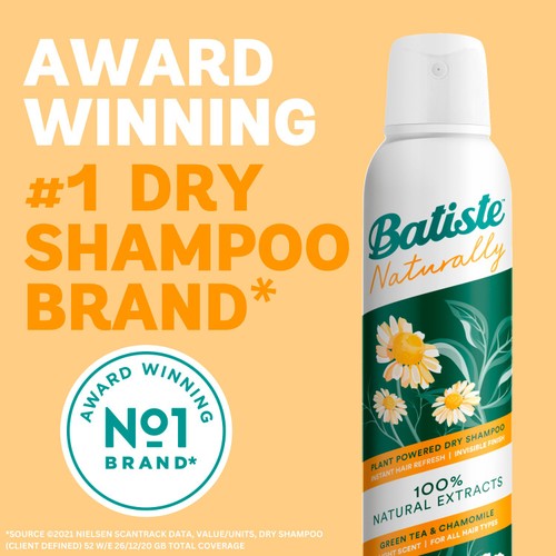 Batiste Naturally Green Tea Chamomile Dry Shampoo thumbnail 4