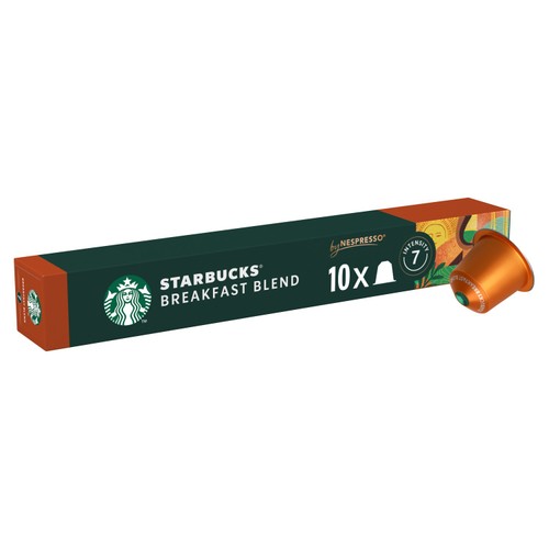 Starbucks by Nespresso Breakfast Blend Medium Coffee Pods x10 thumbnail 2