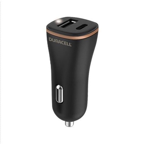 Duracell Usb-C Pd18w & 2.4 Usb-A Smartphone Car Charger DR6026A thumbnail 2