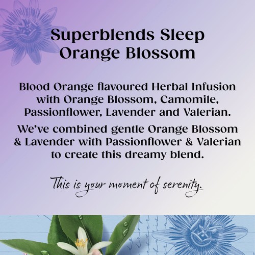 Twinings Superblends Sleep Valerian & Orange Blossom 20 Tea Bags thumbnail 2