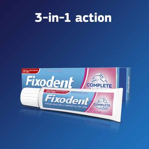 Fixodent Complete Original Denture Adhesive thumbnail 2