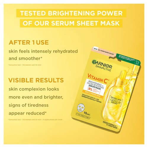 Garnier Skin Active Vitamin C Sheet Mask thumbnail 2