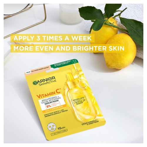 Garnier Skin Active Vitamin C Sheet Mask thumbnail 3