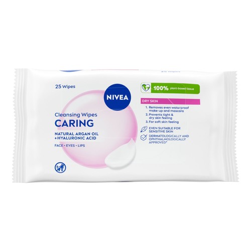NIVEA Cleansing Face Wipes Dry & Sensitive Skin