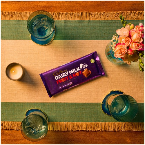 Cadbury Dairy Milk Fruit and Nut Chocolate Bar thumbnail 3