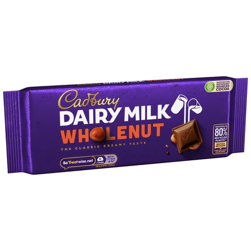 Cadbury Dairy Milk Wholenut Chocolate Bar thumbnail 4