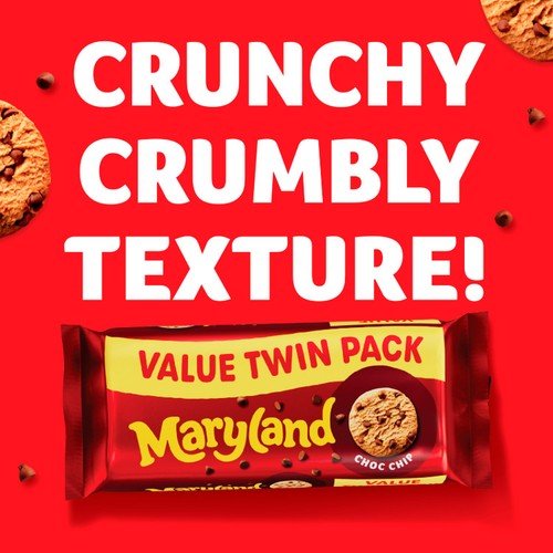 Maryland Cookies Chocolate Chip Twin Pack 400g thumbnail 5