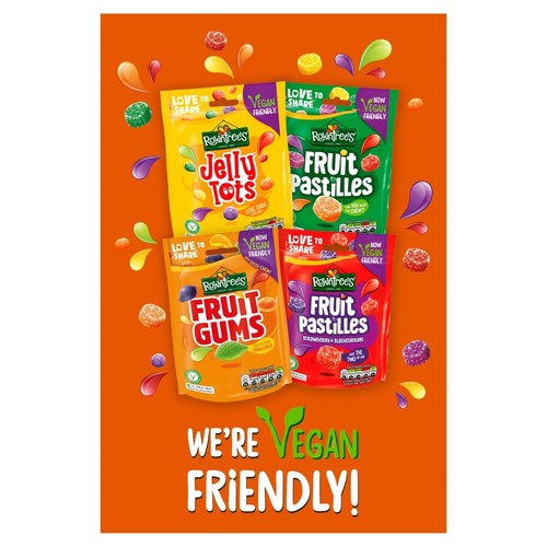 Rowntree's Fruit Gums Vegan Friendly Sweets Sharing Bag  thumbnail 2