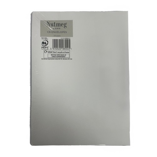 Morrisons C6 Envelopes 20 Pack