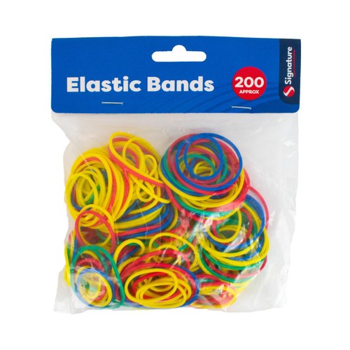 Signature Elastic Bands 200 Pack