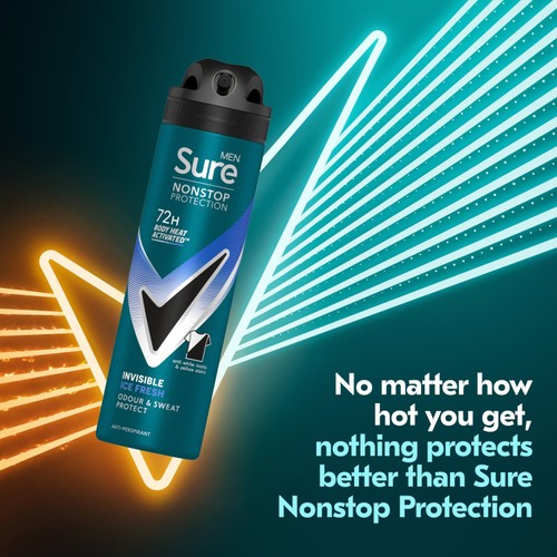 Sure For Men Invisible Ice Anti Perspirant 150ml thumbnail 4