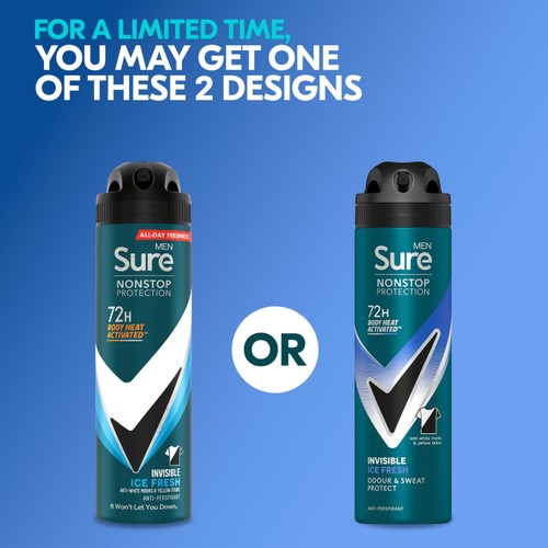 Sure For Men Invisible Ice Anti Perspirant 150ml thumbnail 8