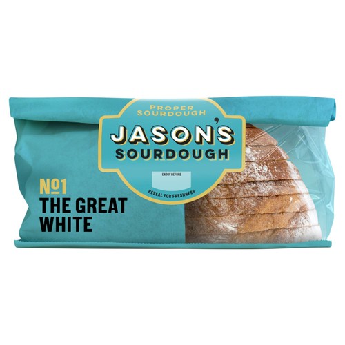 Jason's Sourdough The Great White Straight Up Sourdough 450g