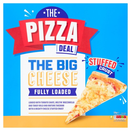 Morrisons The Pizza Deal Stuffed Crust Fully Loaded Cheese Feast 570g